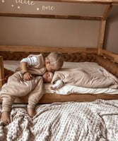 Natulino NATURALS LITTLE WALKERS™ trīsslāņu bērnu guļammaiss GOTS bēšs