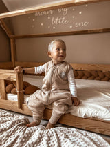 Natulino NATURALS LITTLE WALKERS™ trīsslāņu bērnu guļammaiss GOTS bēšs