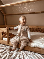 Natulino NATURALS LITTLE WALKERS™ trīsslāņu bērnu guļammaiss GOTS bēšs
