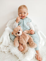 Natulino NATURALS LITTLE WALKERS™ divslāņu guļammaiss mazuļiem GOTS celadon (piparmētru krāsā)