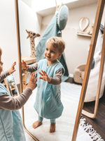 Natulino NATURALS LITTLE WALKERS™ divslāņu guļammaiss mazuļiem GOTS celadon (piparmētru krāsā)