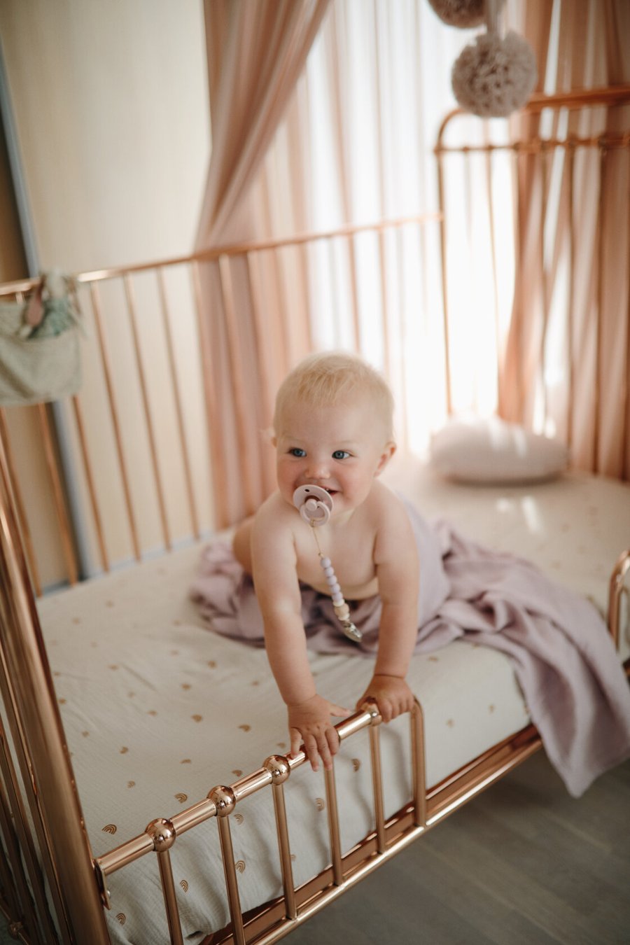 Mushie muslīna palags no organiskās kokvilnas Natural 